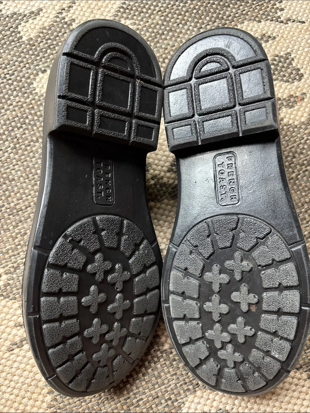 French Toast Black Slip-On School Dress Loafers